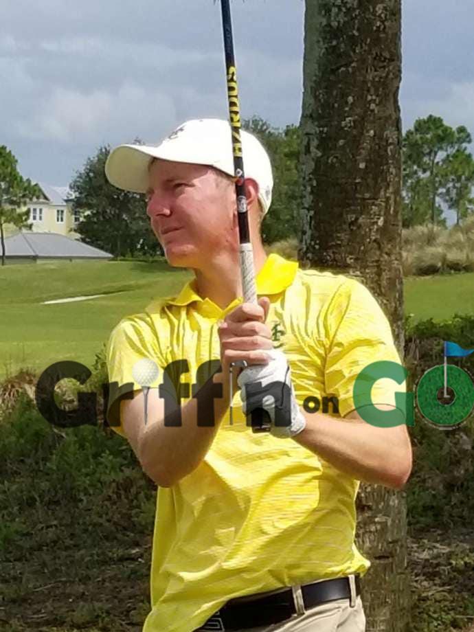 Texas Midland University golfer George Saunders