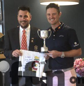 Martin Young and Justin Rose