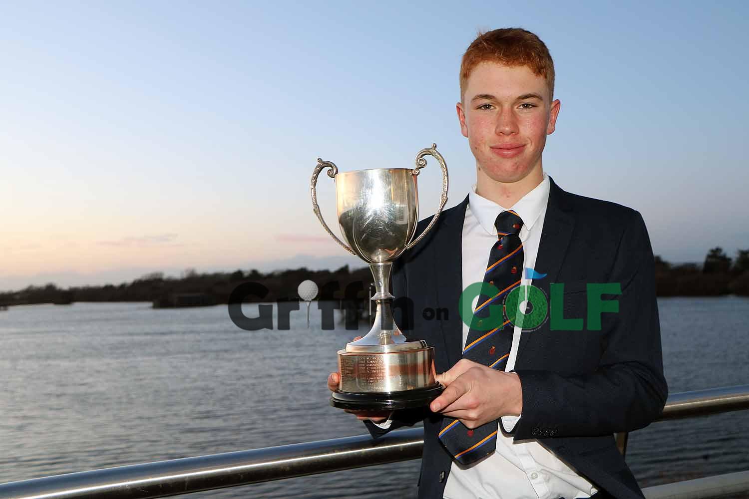 Hampshire U16s Schools Champion Charlie Forster from North Hants Golf Club