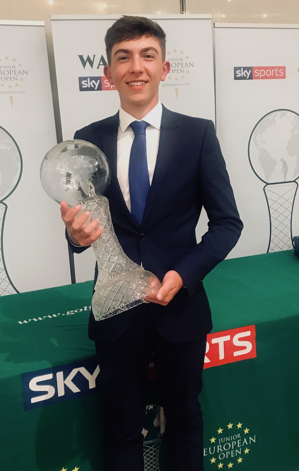 European Junior Open winner Joe Buenfeld