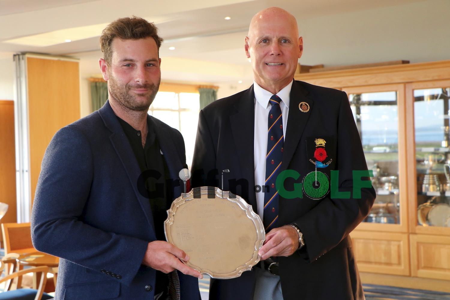 Hayling’s Toby Burden leading amateur at the Hampshire Open