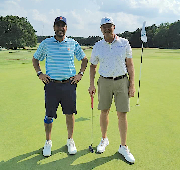 Martin Young meets Ernie Elsi